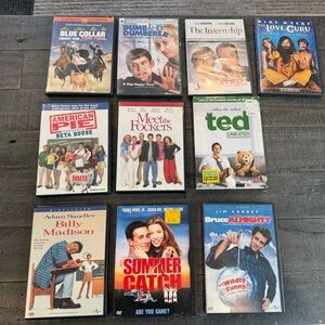10 Comedy DVD Lot — Assorted Movie Titles with sleeve